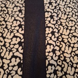 Black and Cream Patterned Fabric